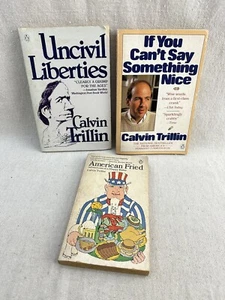 American Fried / Uncivil Liberties ++ ~  Calvin Trillin ~ Vintage Paperback Lot - Picture 1 of 13