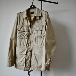 BEAMS Plus cotton poplin belted safari jacket, size XL, military field JKT - Picture 1 of 19