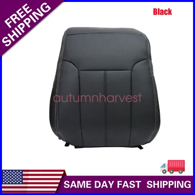 Cubierta de asiento de cuero perforada negra para Ford F250 Super Duty 2011-16 Foto 1 de 4
