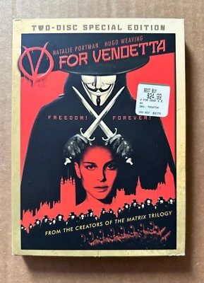 V FOR VENDETTA (2006) 2-Disc Special Edition Widescreen DVD in Slipcase - VG+ - Image 1 of 4