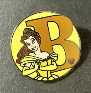 2008 Disney Hidden Mickey Series III Trading Pin Alphabet B for Belle - Picture 1 of 3