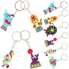  10 Pcs Zirkusclown-Schlüsselanhänger Für Kleidung Kleines Geschenk