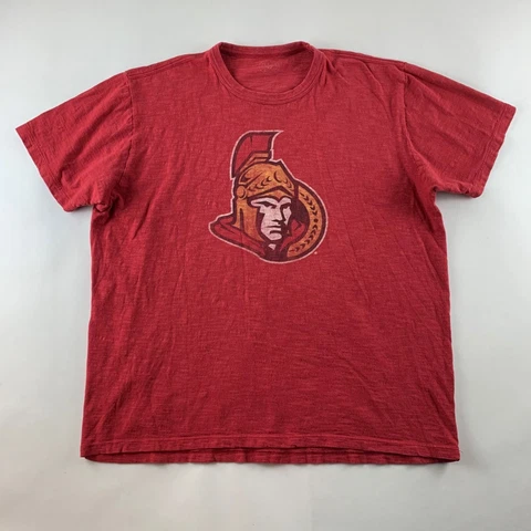 Ottawa Senators NHL Red 47 Brand Crewneck Shirt Mens Large Cover