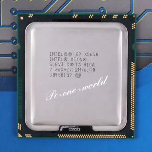 Intel Xeon X5650 X5660 X5670 X5675 X5677 X5680 X5687 X5690 LGA 1366 CPU - Picture 1 of 8