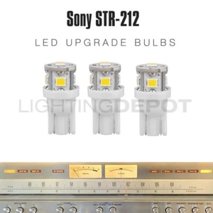 3 piezas Sony STR-212 estéreo vintage esfera receptora 8V medidor bombilla actualización - Imagen 1 de 4