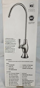 Interior Lead Free Plastic Design Drinking Faucet Chrome Plated NSF New in Box - Picture 1 of 6
