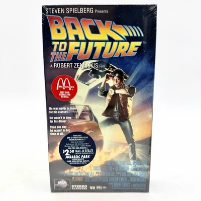 Back To The Future VHS 1994 McDonald's Promo RARE Brand New SEALED W/ WATERMARKS - Immagine 1 di 4