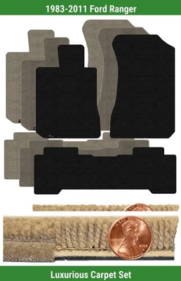 Juego de alfombrillas Lloyd Custom Luxe para Ford Ranger 1983-2011 (3 piezas) #M7I Foto 1 de 4