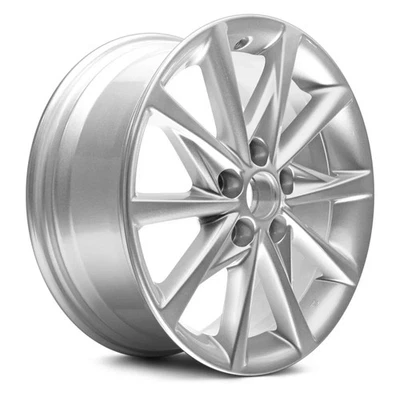 Alloy Factory Wheel For Toyota Prius V 2012-2018 17x7 I-Spoke Painted Silver Foto 1 de 4