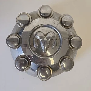 (1) DODGE RAM 2500 3500 SRW CHROME FACTORY OEM CENTER HUB CAP 52121450AD - Picture 1 of 3