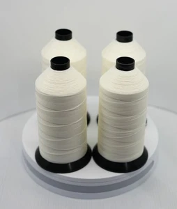 AMANN Outdoor-Pro 20 Polyester Thread 7003U WHITE – T135-V138 (4 pack) 3000 yds - Picture 1 of 1