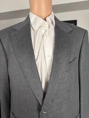 Tom Ford 100% Cashmere Gray Flannel Sport Jacket Blazer 54 44R NWT Men's Suit - Image 1 of 4