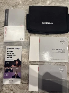 2020 Nissan Armada SUV OEM Owners Operations Manual Quick Reference w Case - Picture 1 of 1