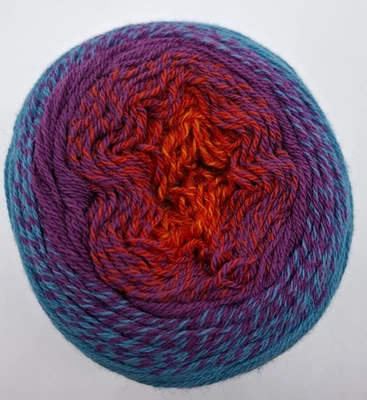 (199 €/kg): 150 g LG TWISTED CASHMERINO, Fb. 806, Verlauf für Tücher... #7726 - Bild 1 von 3