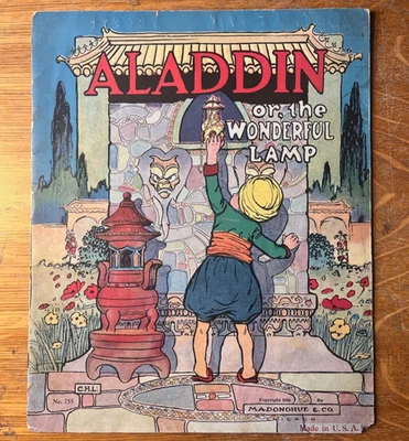 ALADDIN or the Wonderful Lamp M.A. Donohue & Co 1916 Illus. C.H. Lawrence No 755 - image 1 of 4