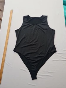 Ladies Bodysuit Shein Curve Size 4XL Sleeveless Black 31132 - Picture 1 of 12