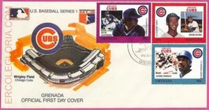 ag1592 - GRENADA - Postal History - FDC COVER - 1988 BASEBALL - Picture 1 of 1