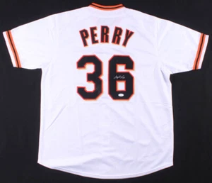 GAYLORD PERRY AUTOGRAPHED CUSTOM JERSEY (SAN FRANCISCO GIANTS) - JSA COA! - Picture 1 of 4
