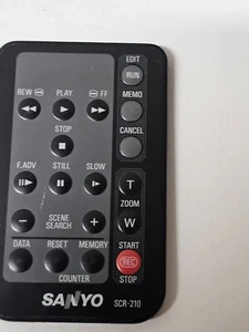 Original Sanyo SCR-210 VIDEO CAMERA Remote Control Fully Operational - Picture 1 of 4