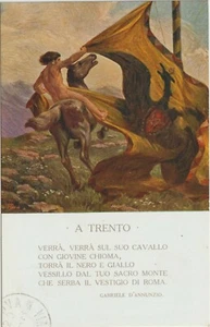 GABRIELE D'ANNUNZIO - A TRENTO - M. TEVINI - Picture 1 of 1