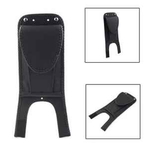 Babero sin mangas con bolsa ajuste negro Harley Davidson Softail Fat Boy FXST FXSTB FLST - Imagen 1 de 6