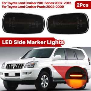 2Pcs LED Side Marker Lights Lamps For Toyota Land Cruiser 200-Series 2007-2012 - Picture 1 of 11