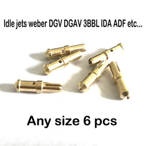 Idle jet 74403 Weber DGV DGAV 3BBL IDA ADF 28/36 DHSA Carburetor Any size 6 pcs - Picture 1 of 6