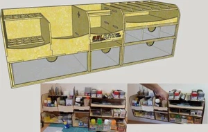BELKITS - Workbench Organizer (60cm x 17cm x 20cm) - Foto 1 di 2