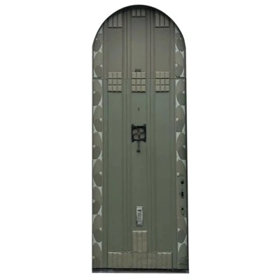 Vintage Denver Pintado Pinho Porta Única Histórica G.S. JAKA Mansion 1931 - Imagem 1 de 4