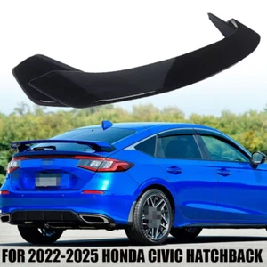 ALERÓN TRASERO ESTILO HP PARA HONDA CIVIC 2022-2025 HATCHBACK NEGRO BRILLANTE - Imagen 1 de 9