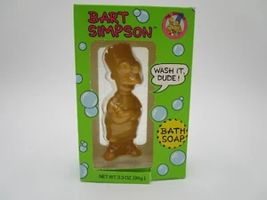 Nuevo Jabón de Colección 1990 BART SIMPSON WASH IT DUDE 3-D Baño Novedad - Imagen 1 de 4