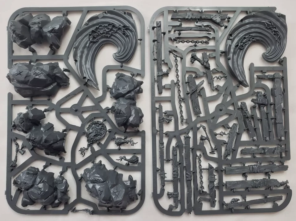 GAMES WORKSHOP Warhammer Skaven Gnawhole (1) Terrain Scenery AoS Bells Braziers Warp