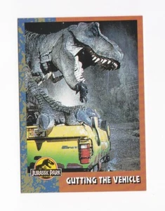 1993 Topps Jurassic Park Cards #39 GUTTING THE VEHICLE - Picture 1 of 2