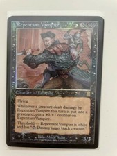 MTG FOIL ODYSSEY REPENTANT VAMPIRE NM MAGIC THE GATHERING RARE BLACK CREATURE