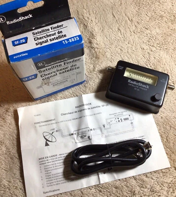 Buscador de señal satelital RadioShack SF-20 (15-8835) Foto 1 de 4