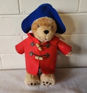 Paddington Bear Red Coat Blue Hat 11" Plush Official P&Co 2015 Rainbow Designs - Picture 1 of 9