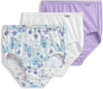 Jockey 3-Pack Elance Briefs 1484 Size 5/S Panty Comfort 100% Cotton New - Image 1 of 3