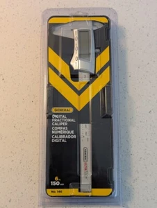 General Tools Digital Caliper #147 6" Precision Measuring Tool Stainless Steel - Picture 1 of 3