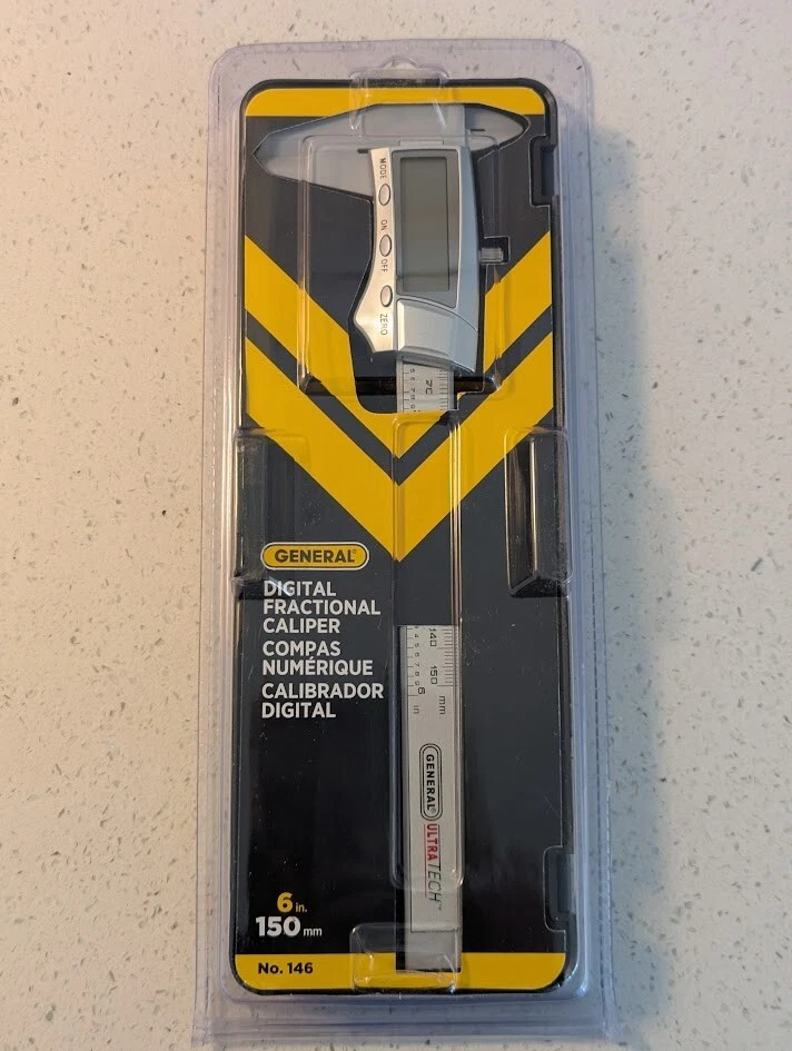 General Tools Digital Caliper #147 6" Precision Measuring Tool Stainless Steel - Image 1 of 3