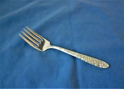 Tenedor de ensalada/postre Narciso de plata esterlina de National Silver Co.-5 3/4" Foto 1 de 4