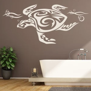 Sea Turtle Tribal Wall Sticker WS-15496 - Picture 1 of 10