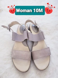 B.O.C Melba Women's Upper Leather/ Elastic Sandals Light Gray SZ: 10M - Bild 1 von 10