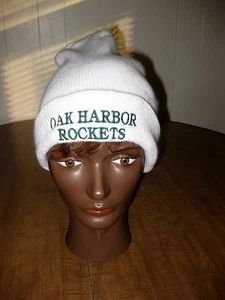 OAK HARBOR HIGH SCHOOL knit stocking cap Rockets beanie skullcap OHIO - Picture 1 of 1