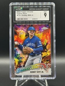 2023 Topps Chrome - Future Stars Bobby Witt Jr. #FS-2 CGC 9 - Picture 1 of 2