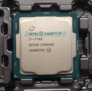 Intel Core I7-7700 LGA 1151 CPU Processor Quad-core 8 Threads 3.6GHz Kaby Lake - Picture 1 of 3