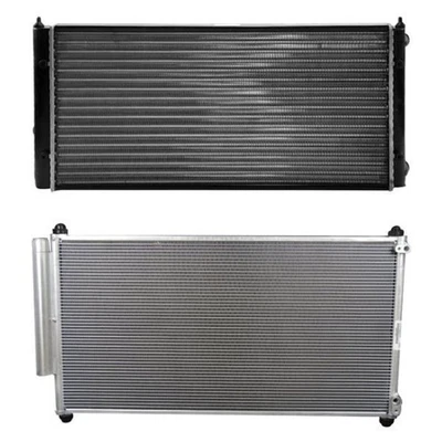 Kit de radiador y condensador de refrigeración de alcance para Volkswagen Jetta 93-98 BNDL-459157 Foto 1 de 2