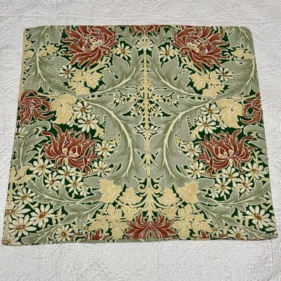 Capa de travesseiro Pottery Barn floral euro zíper falso 24” X 24” - Imagem 1 de 4
