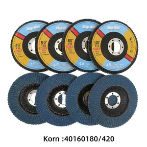 Fächerscheiben blau Ø 115mm Korn 40/60/80/120mm Holz Schleifscheiben Schleifmop - Picture 1 of 8