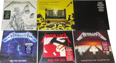 Metallica 6 CD Lot New Sealed Digipaks As Pictured - image 1 of 2