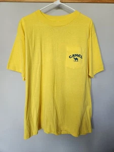 Vintage Camel Smooth Character Shirt XL USA Made Single Stitch Front Pocket ‘89 - Picture 1 of 6
